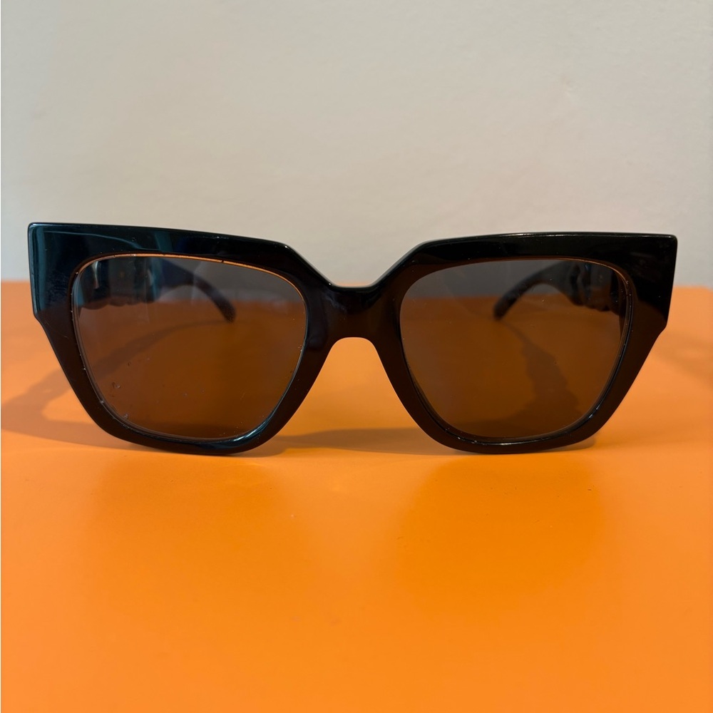 Versace Black Cat-Eye Sunglasses